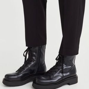 H&M Brand New!!  Combat Moto Lug Sole Boot